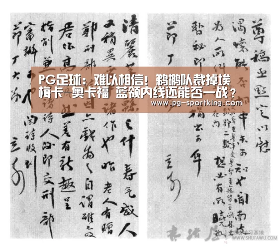 PG足球：难以相信！鹈鹕队裁掉埃梅卡-奥卡福 蓝领内线还能否
